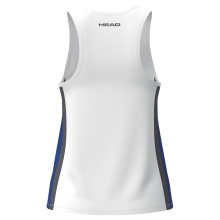 Head Tennis-Tank Top Club 25 (Racer Back) 2025 weiss/royalblau Mädchen