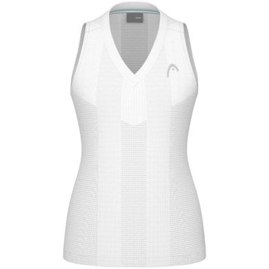 Head Tennis-Tank Top Performance (schnelltrocknend, V-Ausschnitt) 2025 weiss Damen