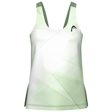 Head Tennis-Tank Top Spirit (100% Polyester) 2025 weiss/grün Damen