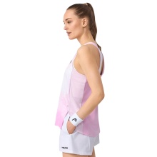 Head Tennis-Tank Top Spirit (100% Polyester) 2025 weiss/rosa Damen