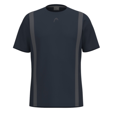 Head Tennis-Tshirt Club 25 Tech (100% Polyester, atmungsaktiv) 2025 navyblau Jungen