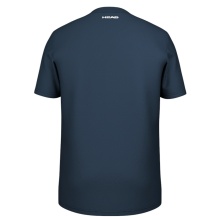 Head Tennis-Tshirt Club Carl (Mischgewebe, feuchtigkeitsabsorbierend) 2025 navyblau Herren