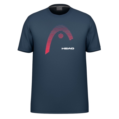 Head Tennis-Tshirt Club Carl (Mischgewebe, feuchtigkeitsabsorbierend) 2025 navyblau Herren