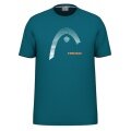 Head Tennis-Tshirt Club Carl (Mischgewebe, feuchtigkeitsabsorbierend) 2025 tealblau Herren