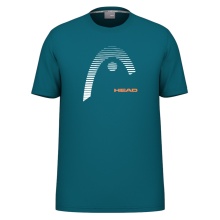 Head Tennis-Tshirt Club Carl (Mischgewebe, feuchtigkeitsabsorbierend) 2025 tealblau Herren