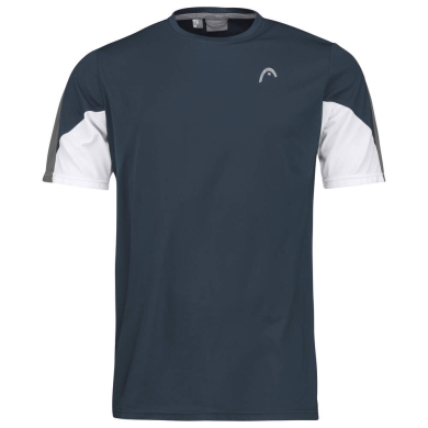 Head Tennis-Tshirt Club Technical (Moisture Transfer Microfiber Technologie) navyblau Herren