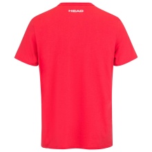 Head Tennis-Tshirt MC 2023 rot Herren