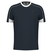 Head Tennis-Tshirt Play Tech (Moisture Transfer Microfiber Technologie) 2025 navyblau Herren