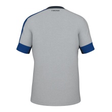 Head Tennis-Tshirt Play Tech (atmungsaktiv, Mesh-Einsätze) royalblau/grau Herren