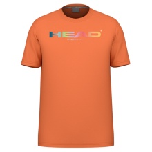 Head Tennis-Tshirt Rainbow (Mischgewebe, feuchtigkeitsabsorbierend) 2025 orange Herren