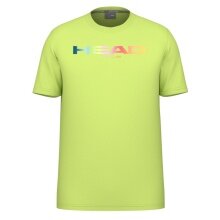 Head Tennis-Tshirt Rainbow (Mischgewebe, feuchtigkeitsabsorbierend) 2025 limegelb Herren