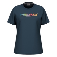 Head Tennis-Tshirt Rainbow (Mischgewebe) 2025 navyblau Damen