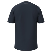 Head Tennis-Tshirt Simple (100% Polyester) 2025 navyblau Herren