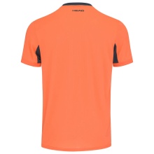 Head Tennis-Tshirt Slice 2023 (atmungsaktiv) orange Jungen