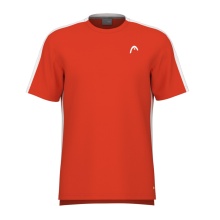 Head Tennis-Tshirt Slice 2024 (atmungsaktiv, Mesh-Einsätze) orange Jungen