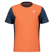 Head Tennis-Tshirt Slice (feuchtigkeitsabsorbierend) 2025 orange/navyblau Herren