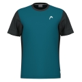 Head Tennis-Tshirt Slice (feuchtigkeitsabsorbierend) 2025 tealblau Herren