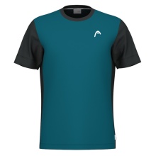 Head Tennis-Tshirt Slice (feuchtigkeitsabsorbierend) 2025 tealblau Herren