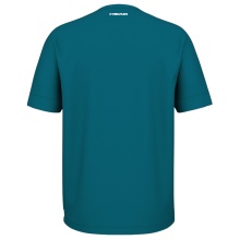 Head Tennis-Tshirt Slice II (feuchtigkeitsabsorbierend) tealblau Herren