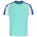 Head Tennis-Tshirt Topspin (schnelltrocknend, modern) türkisblau Herren