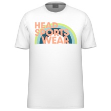 Head Tennis-Tshirt Vision (feuchtigkeitsabsorbierend) 2025 weiss Herren