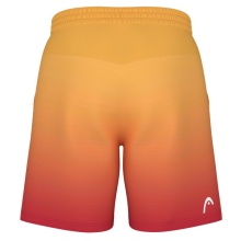 Head Tennishose Short Power II 2024 (mit Innenhose, feuchtigkeitsregulierend) kurz orange/gelb Herren