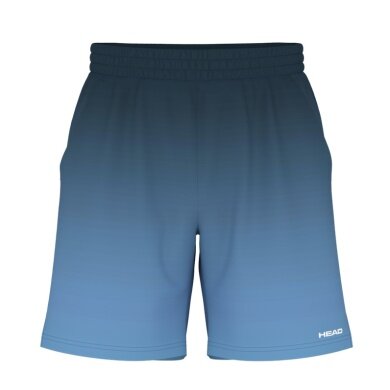 Head Tennishose Short Power II 2024 (mit Innenhose, feuchtigkeitsregulierend) kurz hibiscus/navyblau Herren