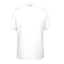 Head Tennis-Tshirt Topspin (V-Ausschnitt, Polyester-Interlock) 2025 weiss/orange Herren