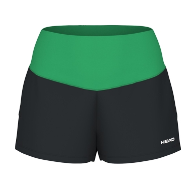 Head Tennishose Dynamic Short (mit Innenhose, 4-Wege-Stretch) kurz grau Damen