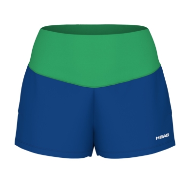 Head Tennishose Dynamic Short (mit Innenhose, 4-Wege-Stretch) kurz royalblau Damen