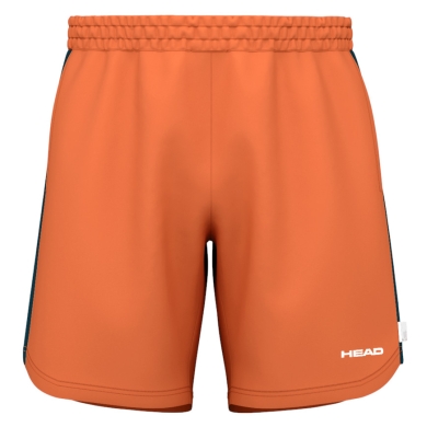 Head Tennishose Power Short (4-Wege-Stretch, feuchtigkeitsabsorbierend) 2025 kurz orange Herren