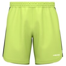 Head Tennishose Power Short (4-Wege-Stretch, feuchtigkeitsabsorbierend) 2025 kurz limegelb Herren