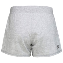 Head Tennishose Short Club Ann (elastischer Bund) kurz grau Damen