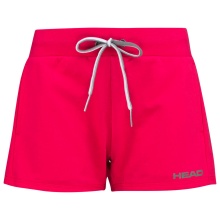 Head Tennishose Short Club Ann (elastischer Bund) kurz magenta Damen