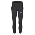 Head Tennishose Tech Tight 2024 (hoher Bund, elastisches Material) lang schwarz Damen