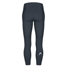 Head Tennishose Tech Tight 2024 (hoher Bund, elastisches Material) lang navyblau Damen