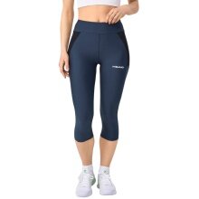 Head Tennishose Tech 3/4 Tights (hoher Bund) 2025 navyblau Damen