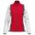 Head Tennisjacke Club 25 Full Zip (Moisture Transfer Microfiber Technologie) 2025 rot/weiss Damen