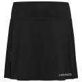 Head Tennisrock mit Innenhose Club Basic 2023 (elastischer Bund) schwarz Damen