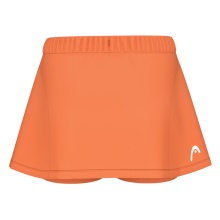 Head Tennisrock Dynamic (elastischer Bund) 2025 orange Damen