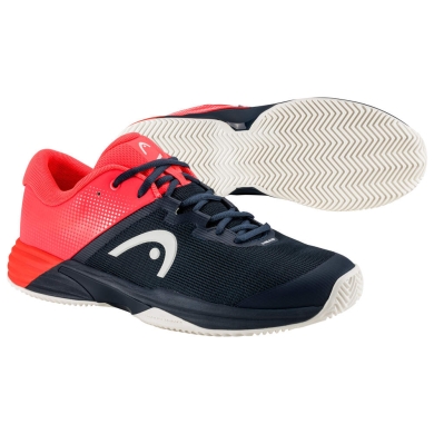 Head Tennisschuhe Revolt Evo 2.0 Clay/Sandplatz dunkelblau/rot Herren