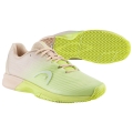 Head Tennisschuhe Revolt Pro 4.0 Clay/Sandplatz beige/limegrün Damen