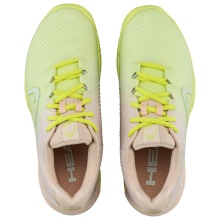 Head Tennisschuhe Revolt Pro 4.0 Clay/Sandplatz beige/limegrün Damen