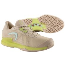 Head Tennisschuhe Sprint Pro 3.5 Allcourt beige/limegrün Damen