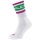 Head Tennissocke Crew 1P (Baumwolle) weiss/grün/pink Herren - 1 Paar