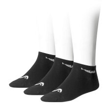 Head Tennissocken Sneaker Damen schwarz - 3 Paar