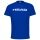 Head Tennis-Tshirt Club Basic (Mischgewebe) royalblau/weiss Herren