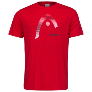 Head Tennis-Tshirt Club Carl 2023 (Mischgewebe) rot Herren