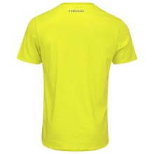 Head Tennis-Tshirt Club Carl 2023 (Mischgewebe) gelb Herren