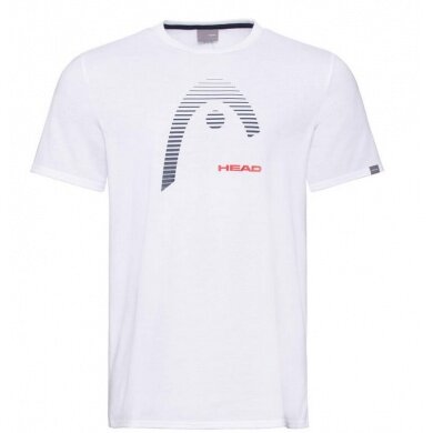 Head Tennis-Tshirt Club Carl weiss Herren